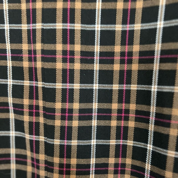 Cece Plaid Tie Neck Blazer Jacket with Rhinestone Button-Up Size XL - Picture 5 of 14